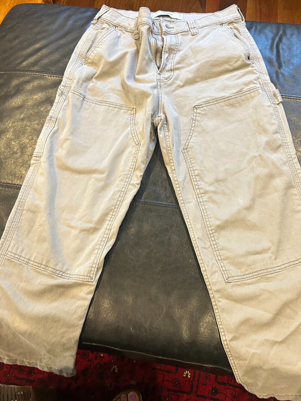 Grey Hollister Baggy Cargo Pants, Sz 31x30